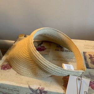 a new day Woven Tan Visor